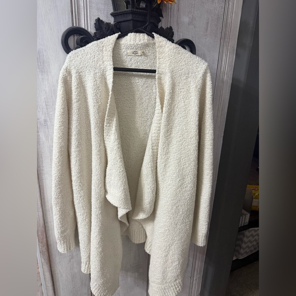 UGG Women's Cozy Cream Phoebe Cardigan POCKETS - Picture 2 of 15